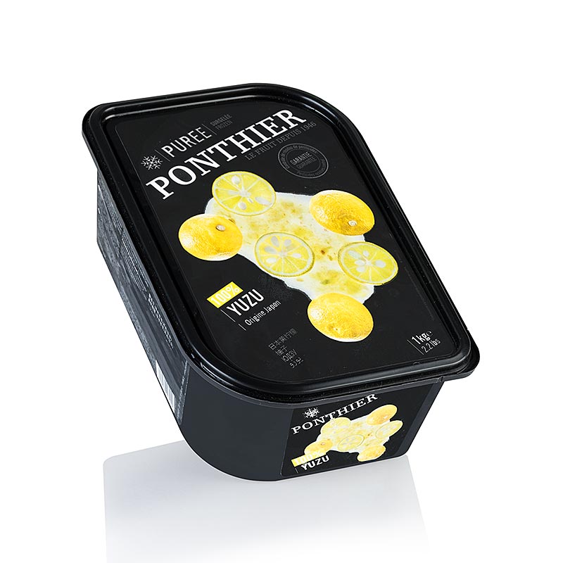 Püree-Yuzu, 100% Frucht, ungezuckert, Ponthier - 1 kg - Pe-schale