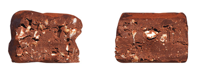 Tartufi dolci al torrone, sfusi, truffle cokollate me torrone, lirshme, Viani - 1000 gr - cante