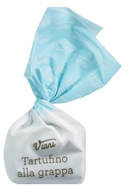 Tartufini dolci con grappa, sfusi, sjokoladetroefler med grappa, loes, Viani - 1000 g - bag