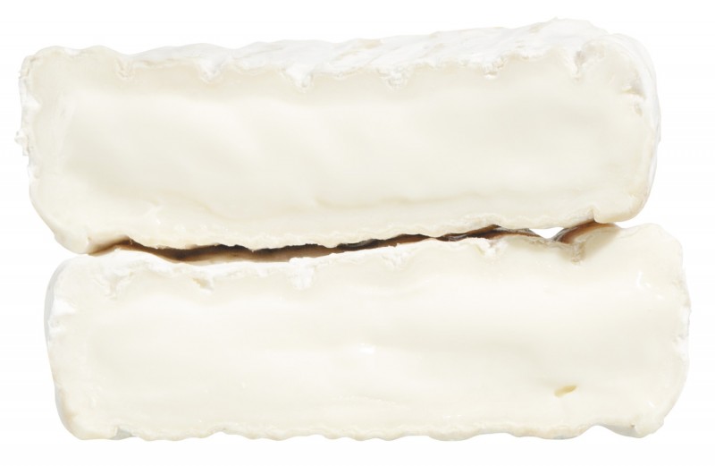 La Chevrette, keju susu kambing mentah dengan acuan putih, Michel Beroud - 100 g - sekeping La Chevrette, keju susu kambing mentah dengan acuan putih, Michel Beroud - 100 g - sekeping