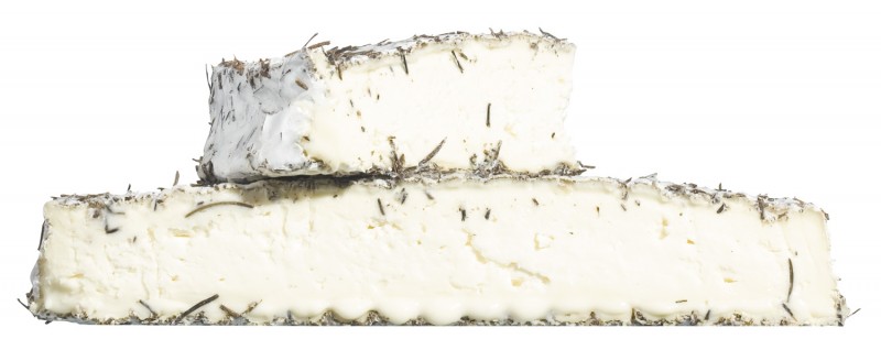 Brie La Dzorette, keju susu sapi mentah yang lembut dengan jarum pinus panggang, Michel Beroud - sekitar 1,5kg - Bagian