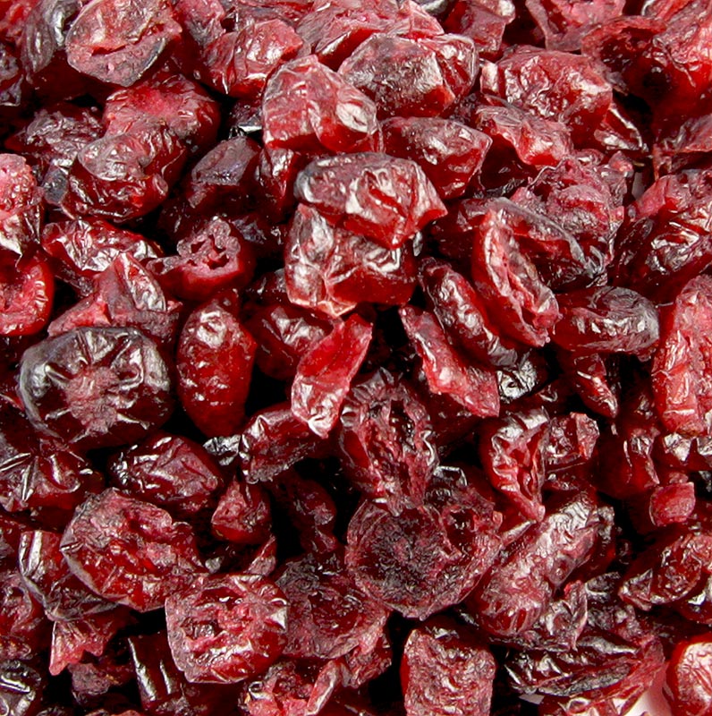 Cranberries / Moosbeeren getrocknet, mit Ananassaft gesüßt, hell - 1 kg - Beutel