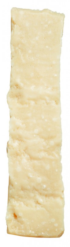 Parmigiano Reggiano delle vacche rosse, elaborado con leche cruda de vaca de Vacche Rosse, 24 meses, Grana d`Oro - aproximadamente 300 gramos - Pedazo