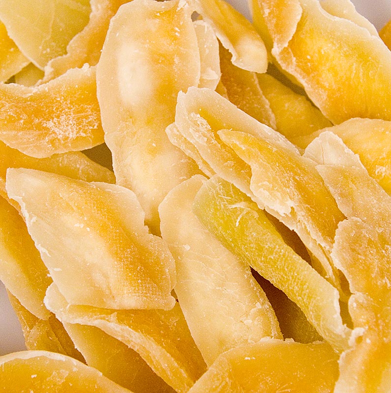 Mango-Scheiben, getrocknet, geschwefelt - 1 kg - Beutel Mango-Scheiben, getrocknet, geschwefelt - 1 kg - Beutel