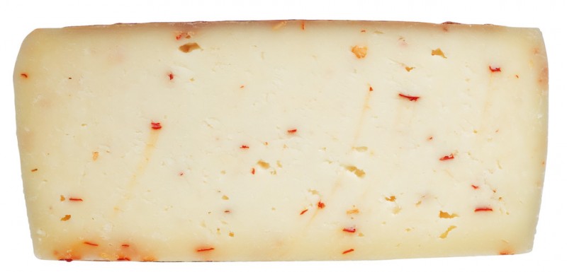 Pecorino peperoncino, queijo de ovelha com pimenta, Busti - aproximadamente 1,3 kg - Pedaco