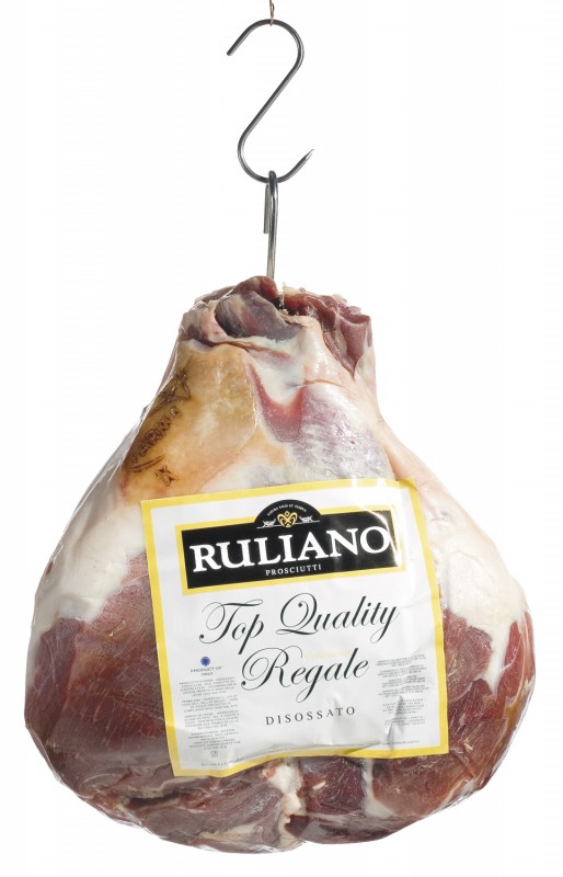 Prosciutto di Parma DOP, Pelatello, Parma ham DOP tanpa tulang, tanpa kulit, Ruliano - sekitar 5kg - Bagian