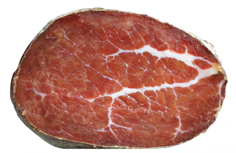 Mocetta, prosciutto di manzo essiccato all`aria, Tybias Baucii - circa 1,6 kg - Pezzo