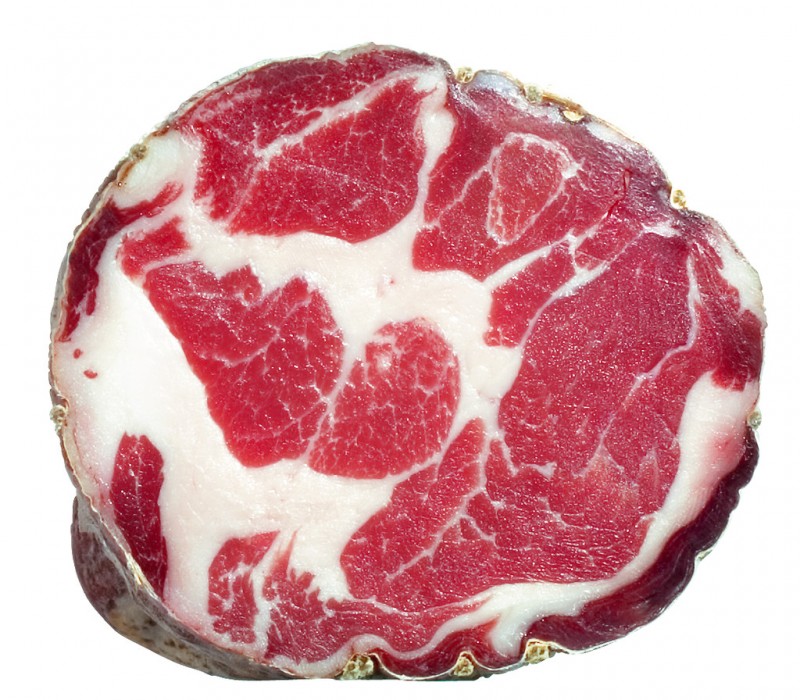 Coppa della Romagna, pescoco seco ao ar, Bisanzio Salumi - aproximadamente 1,5 kg - Pedaco