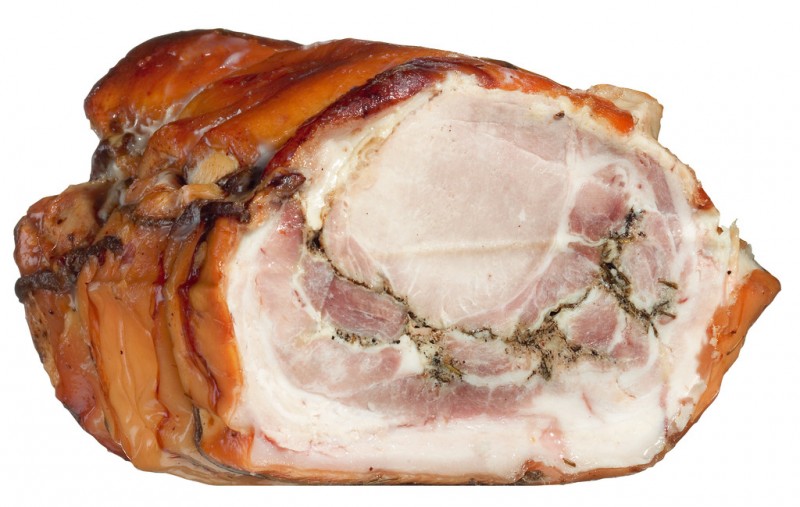 Porchetta IGP, cochinillo, pieza, cochinillo, el original de Ariccia, La Porchetta - aproximadamente 2 kg - Pedazo