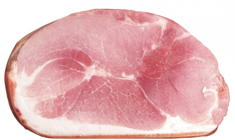 Prosciutto cotto San Giovanni, proshute e gatuar, capitelli - perafersisht 12 kg - Pjese Prosciutto cotto San Giovanni, proshute e gatuar, capitelli - perafersisht 12 kg - Pjese