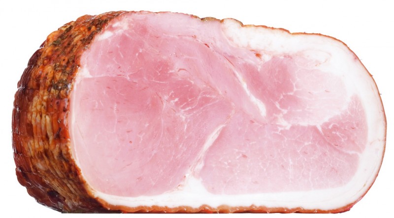 Ham panggang yang dimasak dengan kulit rosemary, Prosciutto grigliato con rosmarino, a meta, Salumificio Viani - sekitar 4kg - Bagian