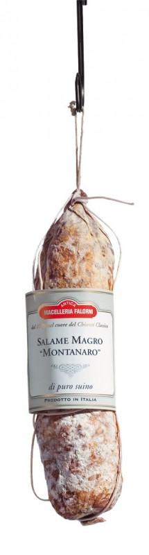 Salame montanaro, salame da montanha, Falorni - aproximadamente 350g - Pedaco