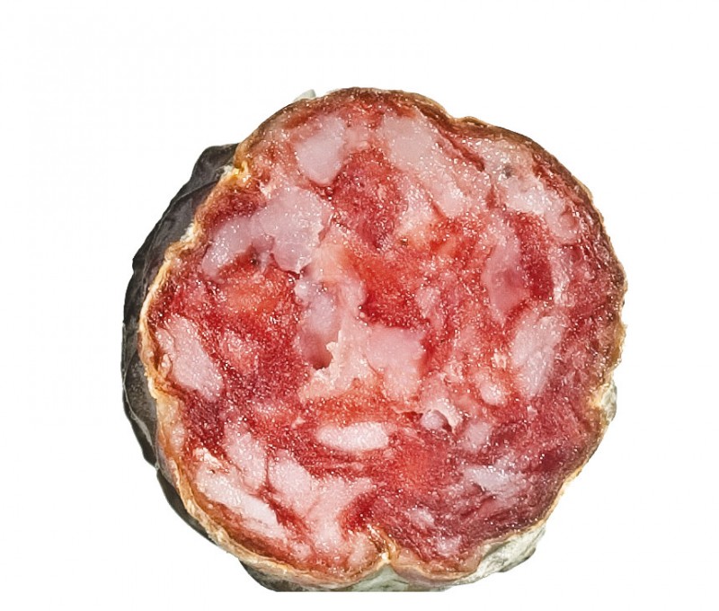 Salame all`aroma di Tartufo, salame com aroma de trufa, Falorni - aproximadamente 150g - Pedaco Salame all`aroma di Tartufo, salame com aroma de trufa, Falorni - aproximadamente 150g - Pedaco