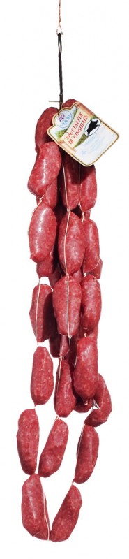 Salame mini con cinghiale, mini salame feito de javali e porco, Salumificio Viani - aproximadamente 1kg - Corrente