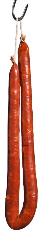 Chistorra Chourico natural, linguica de porco com pimentao, Alejandro - 200g - Pedaco