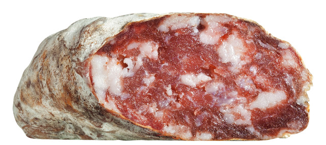 Salame crudo al tartufo, piccolo, salame com aroma de trufas, Cascina Stella - aprox. 200g - Pedaco
