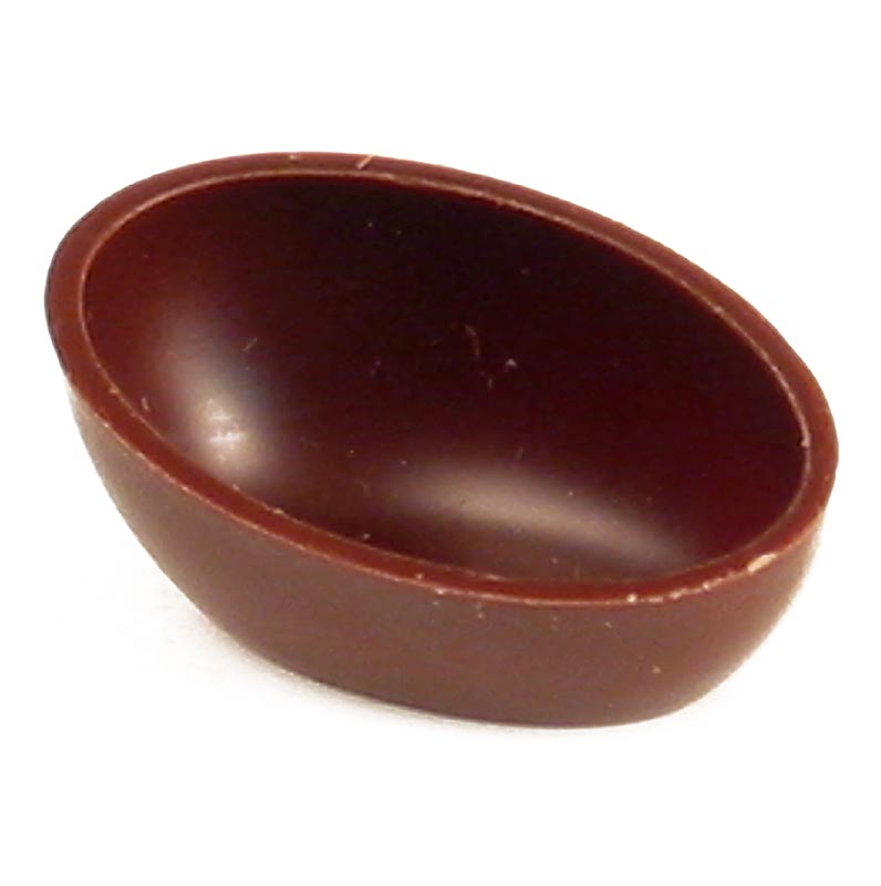 Valrhona Schalen Ovalis, dunkel, klein, ø 23 / 37mm, 8 / 17mm hoch, 55% Kakao - 600 g, 343 St - Karton Valrhona Schalen Ovalis, dunkel, klein, ø 23 / 37mm, 8 / 17mm hoch, 55% Kakao - 600 g, 343 St - Karton
