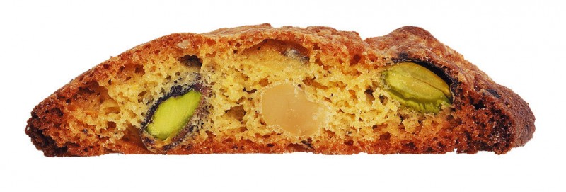 Cantuccini con pistacchi e noci, Cantuccini com nozes e pistache, Deseo - 200g - pacote