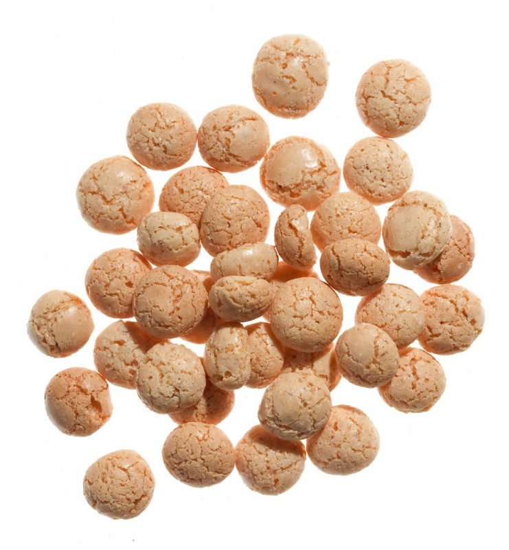 Nocciolini di Chivasso, astuccio, amaretti hazelnut kecil dari Chivasso, Bonfante - 1.000 gram - tas