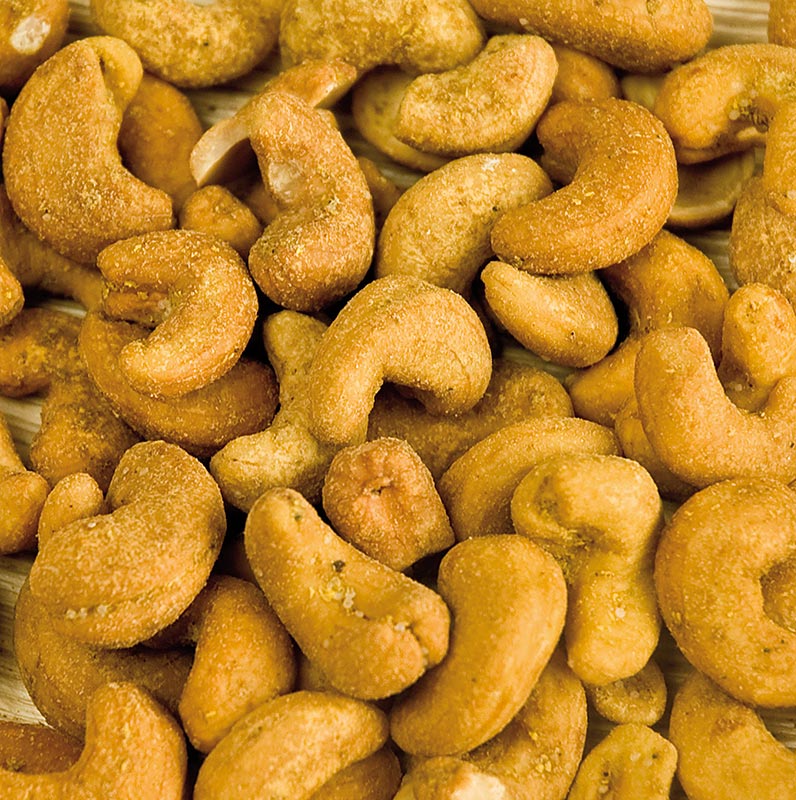 Cashewkerne mit Curry - 2,5 kg - Eimer