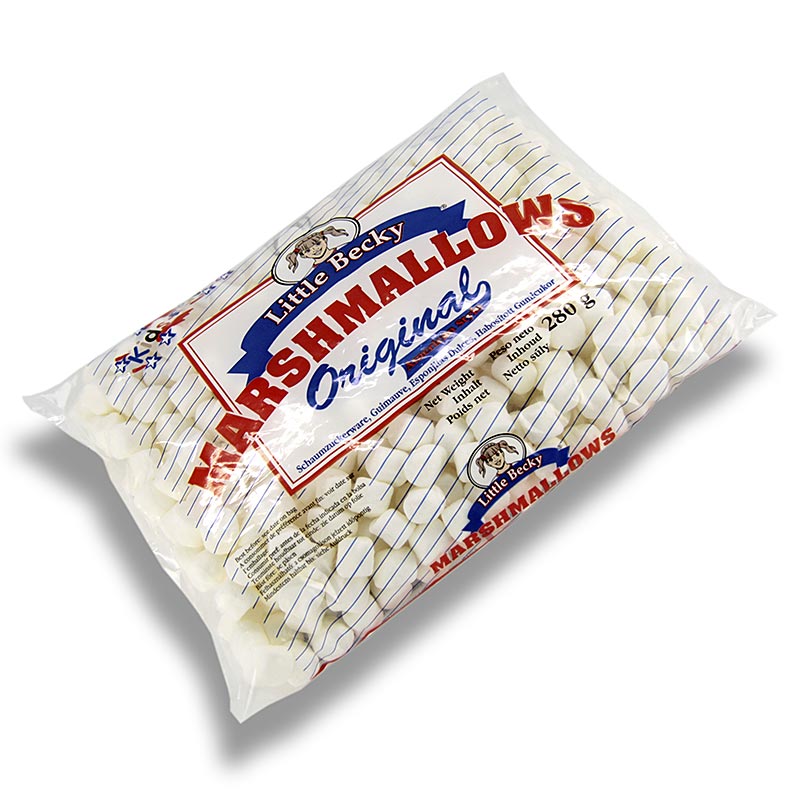 Mini Marshmallows, Ø ca.1,5cm - 280 g - Beutel Mini Marshmallows, Ø ca.1,5cm - 280 g - Beutel
