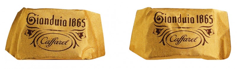 Gianduiottini classici, sfusi, mini bombones de turron de avellanas clasicos, sueltos, Caffarel - 1.000 gramos - bolsa