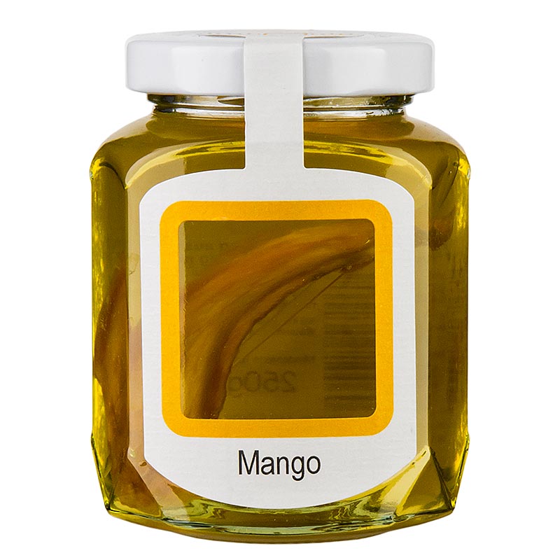 Akazienhonigzubereitung mit getrockneter Mango, imhonig - 250 g - Glas Akazienhonigzubereitung mit getrockneter Mango, imhonig - 250 g - Glas