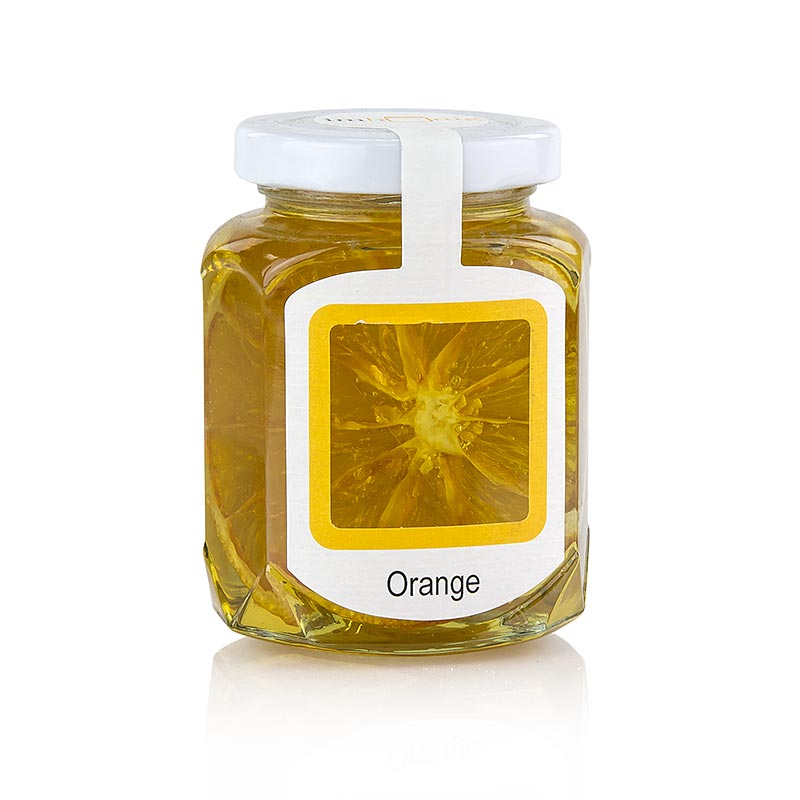 Akazienhonigzubereitung mit getrockneter Orange, imhonig - 250 g - Glas