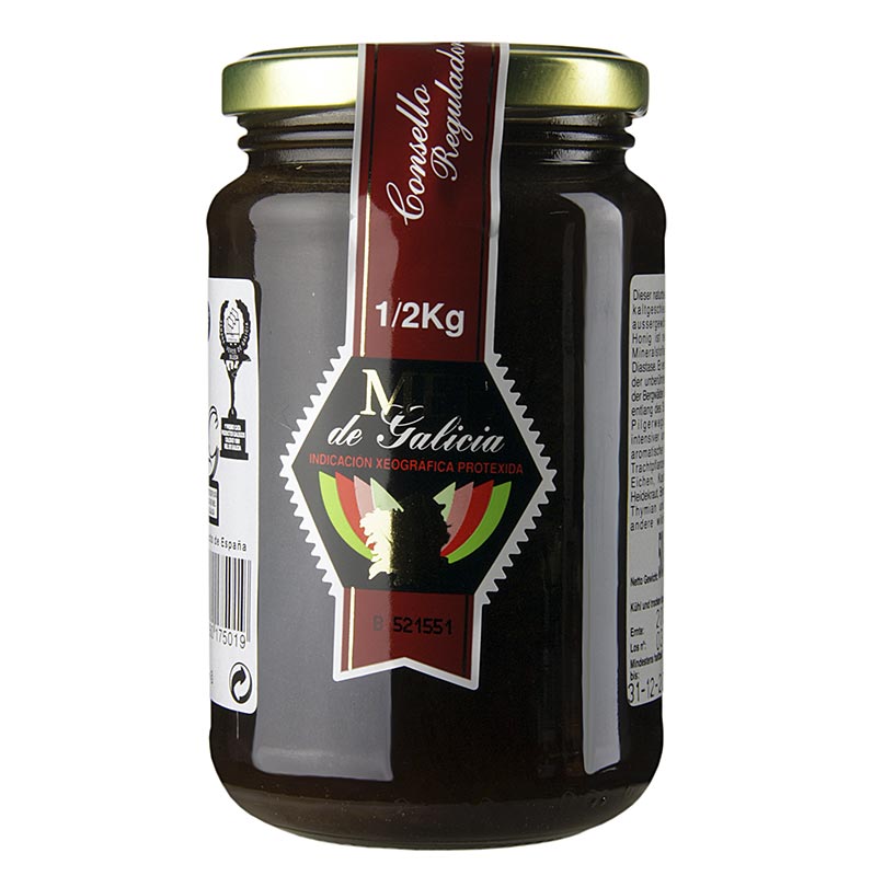 Anta-Honig - Gebirgsblütenhonig aus Galizien, wenig süß, sehr würzig - 500 g - Glas Anta-Honig - Gebirgsblütenhonig aus Galizien, wenig süß, sehr würzig - 500 g - Glas