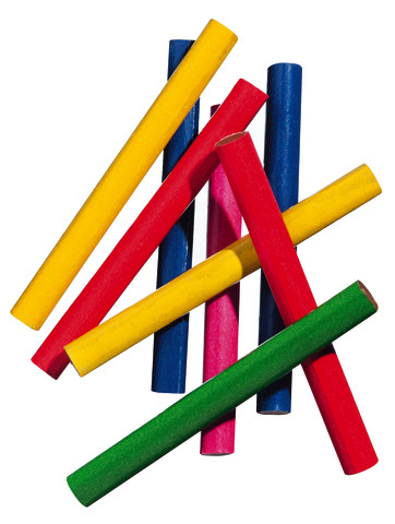 Lapices Colores, display, melkesjokoladefargede blyanter, display, Simon Coll - 45 x 20 g - vise
