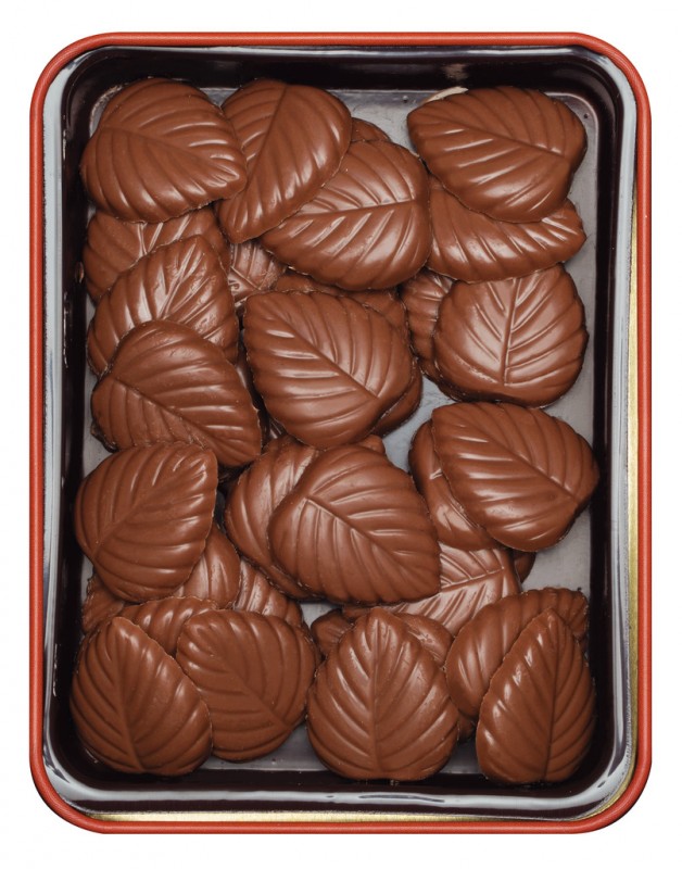 Hoja finas de chocolate con Leche, display, kronblad av melkesjokolade, display, Amatller - 20 x 30 g - vise