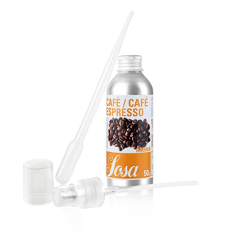 Kafe Espresso Aroma, Sosa cair - 50g - botol aluminium