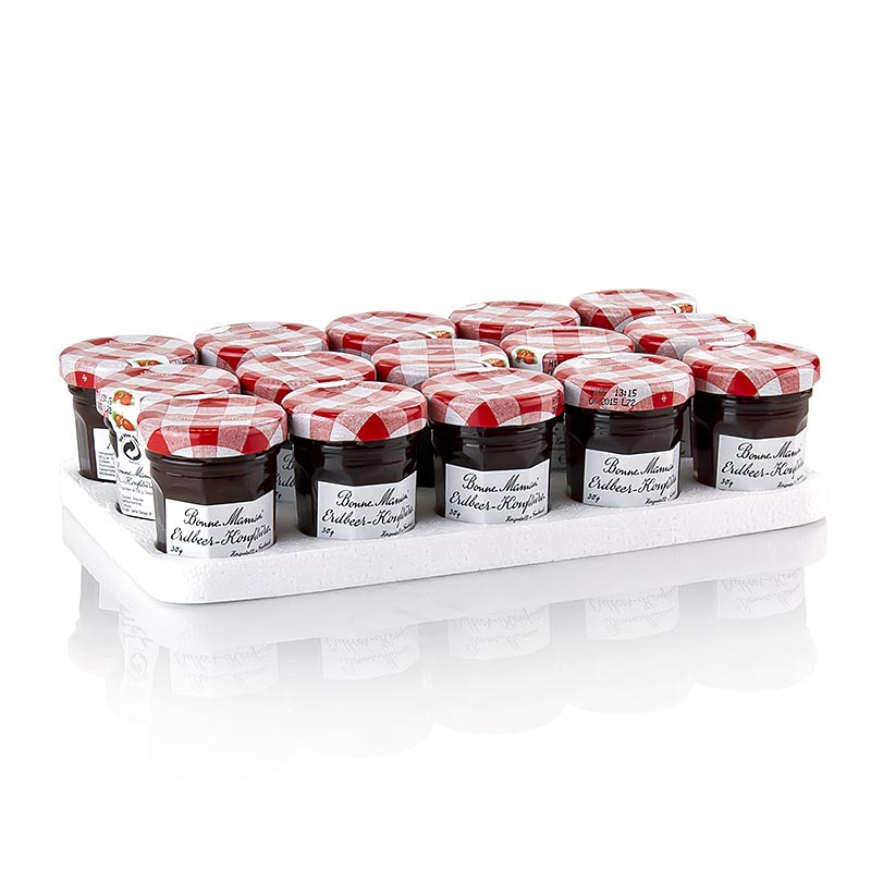 Portions-Konfitüre Erdbeer, Bonne Maman - 450 g, 15 x 30g - Packung
