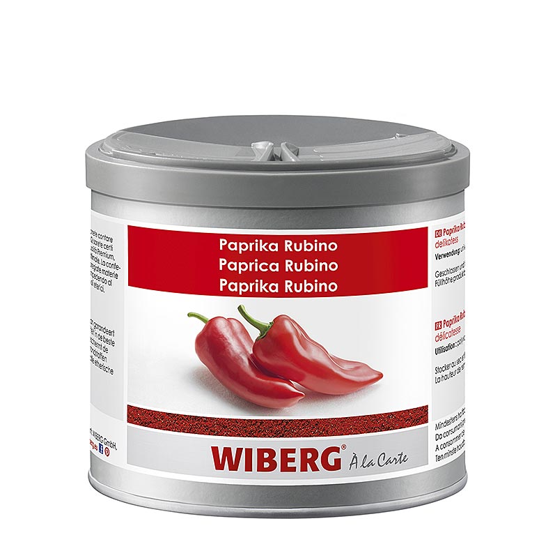 Wiberg Paprika Rubino Prelibatezze - 270 g - Scatola degli aromi