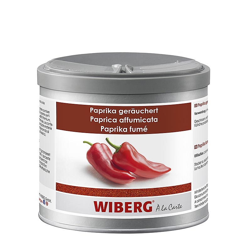 Peperoni Wiberg, affumicati - 270 g - Scatola degli aromi