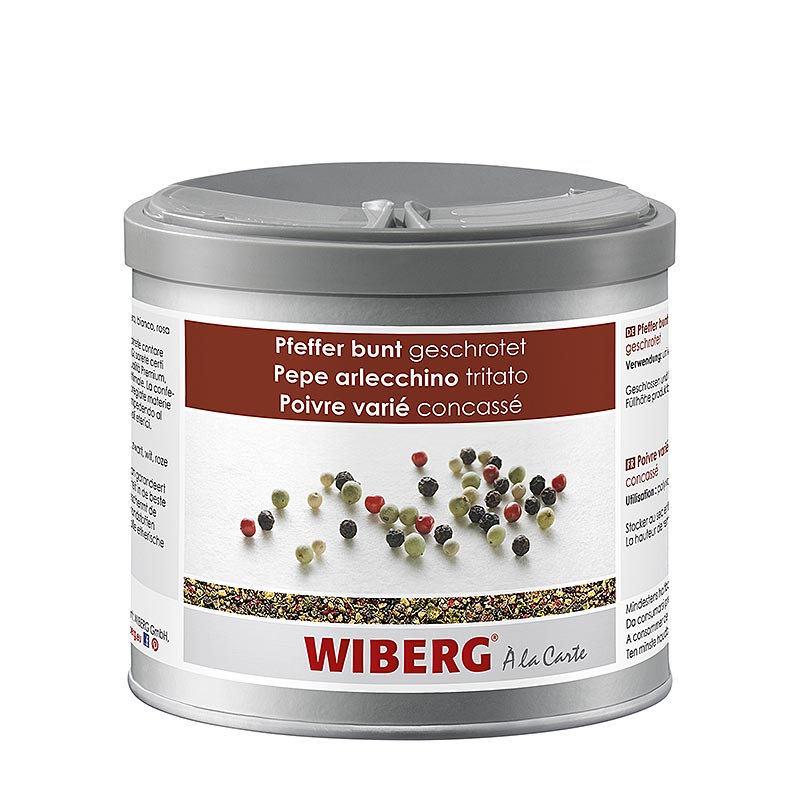 Pimienta Wiberg, colorida, triturada - 290g - caja de aromas