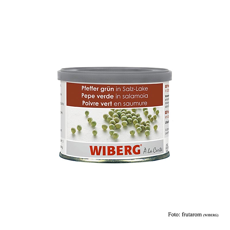 Wiberg graenn pipar, i saltlegi, heill - 170g - dos