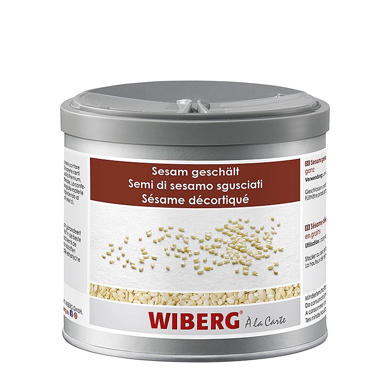 Gergelim Wiberg, descascado - 290g - Caixa de aromas