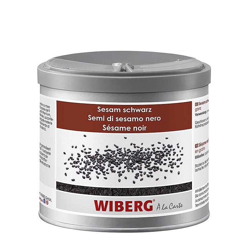 Wiberg sesam, svart - 300 g - Aromlada