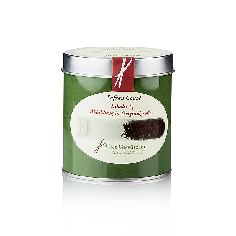 Saffron Coupe, Saffron Threads, Altes Gewurzamt, Ingo Holland - 1g - kan Saffron Coupe, Saffron Threads, Altes Gewurzamt, Ingo Holland - 1g - kan