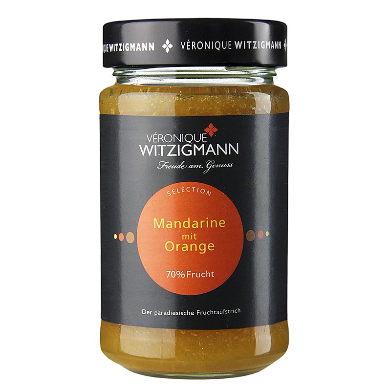 Mandarine mit Orange - Fruchtaufstrich, nur Wintersaison Veronique Witzigmann - 225 g - Glas