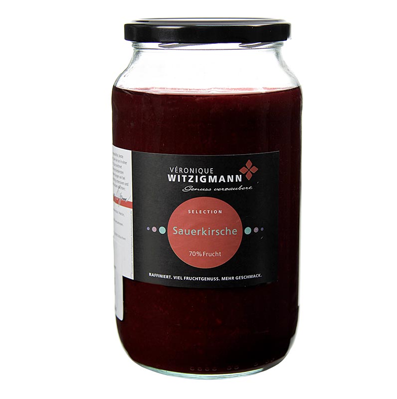 Sauerkirsche - Fruchtaufstrich Veronique Witzigmann - 1 kg - Glas