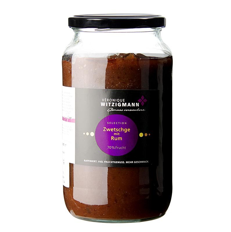 Zwetschge mit Rum - Fruchtaufstrich Veronique Witzigmann - 1 kg - Glas Zwetschge mit Rum - Fruchtaufstrich Veronique Witzigmann - 1 kg - Glas