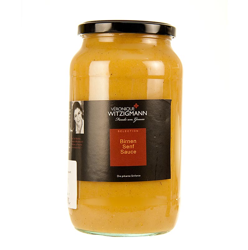 Birnen-Senf Sauce Veronique Witzigmann - 900 ml - Glas Birnen-Senf Sauce Veronique Witzigmann - 900 ml - Glas