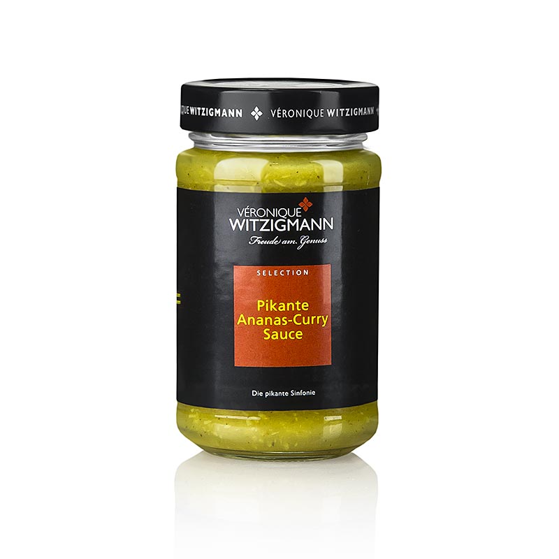 Pikante Ananas-Curry Sauce Veronique Witzigmann - 225 ml - Glas