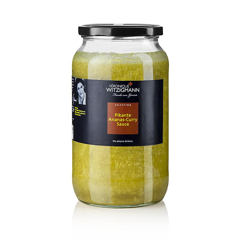 Pikante Ananas Curry Sauce Veronique Witzigmann - 900 ml - Glas Pikante Ananas Curry Sauce Veronique Witzigmann - 900 ml - Glas
