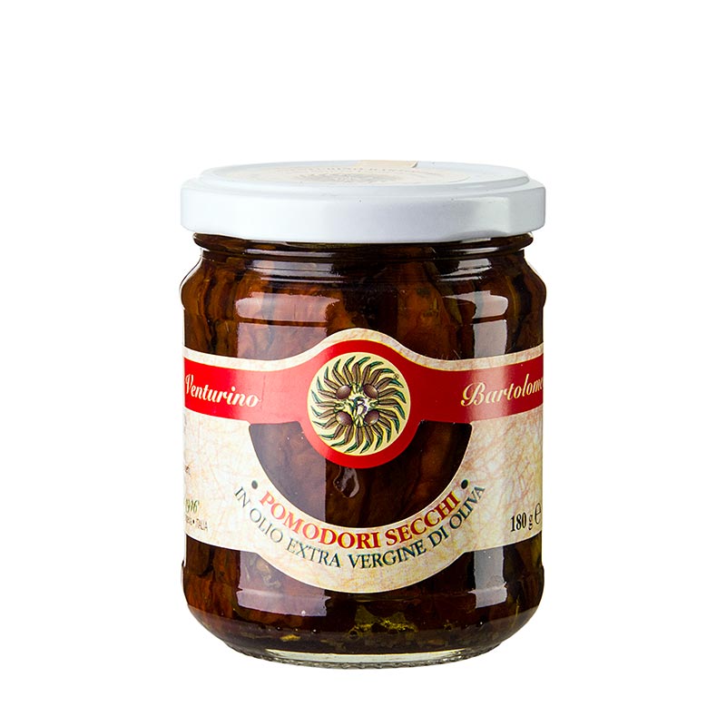Pomodori secchi, in olio extra vergine di oliva, Venturino - 180 g - Bicchiere