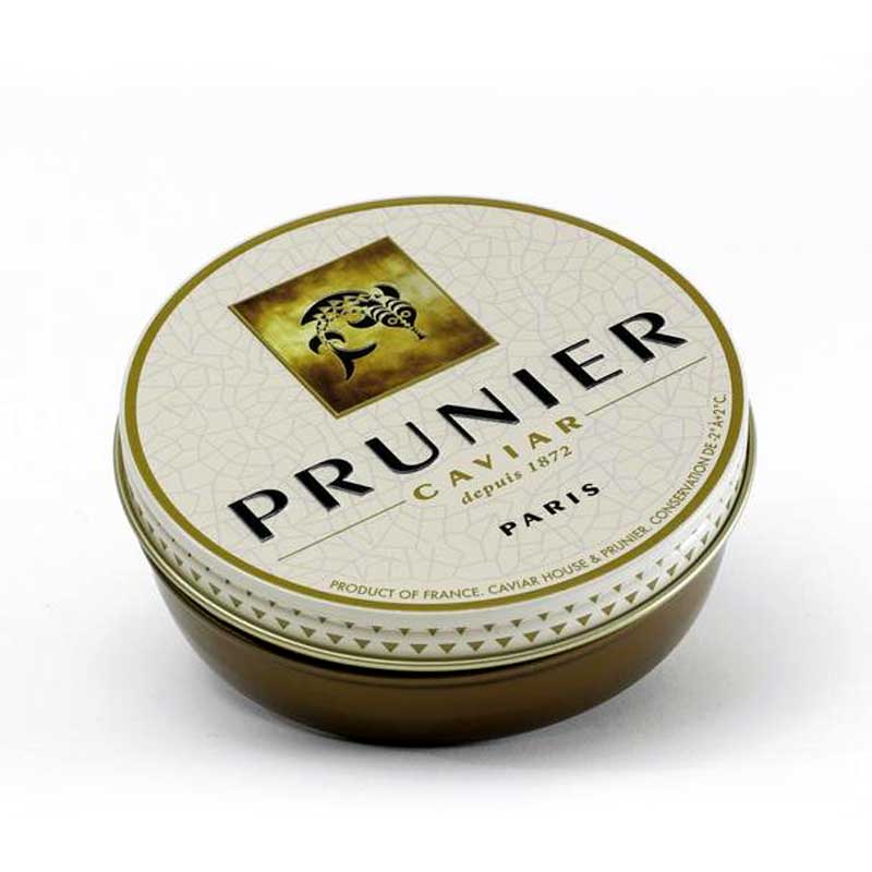 Prunier Caviar Paris de Caviar House y Prunier (Acipenser baerii) - 50 gramos - lata de vacio