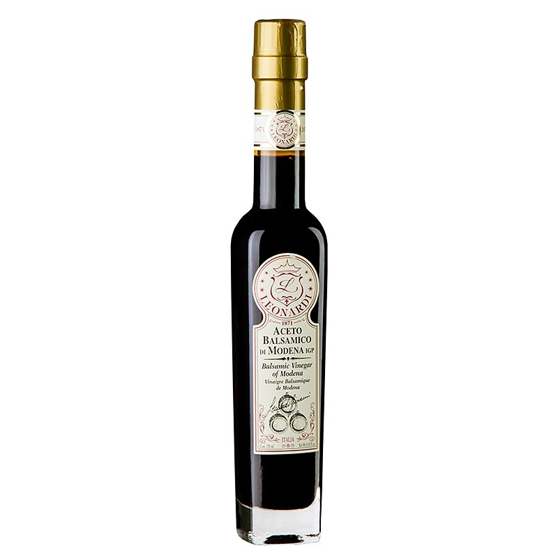 Leonardi - Aceto Balsamico di Modena IGP / PGI, 8 ar C0115 - 250 ml - Flaska