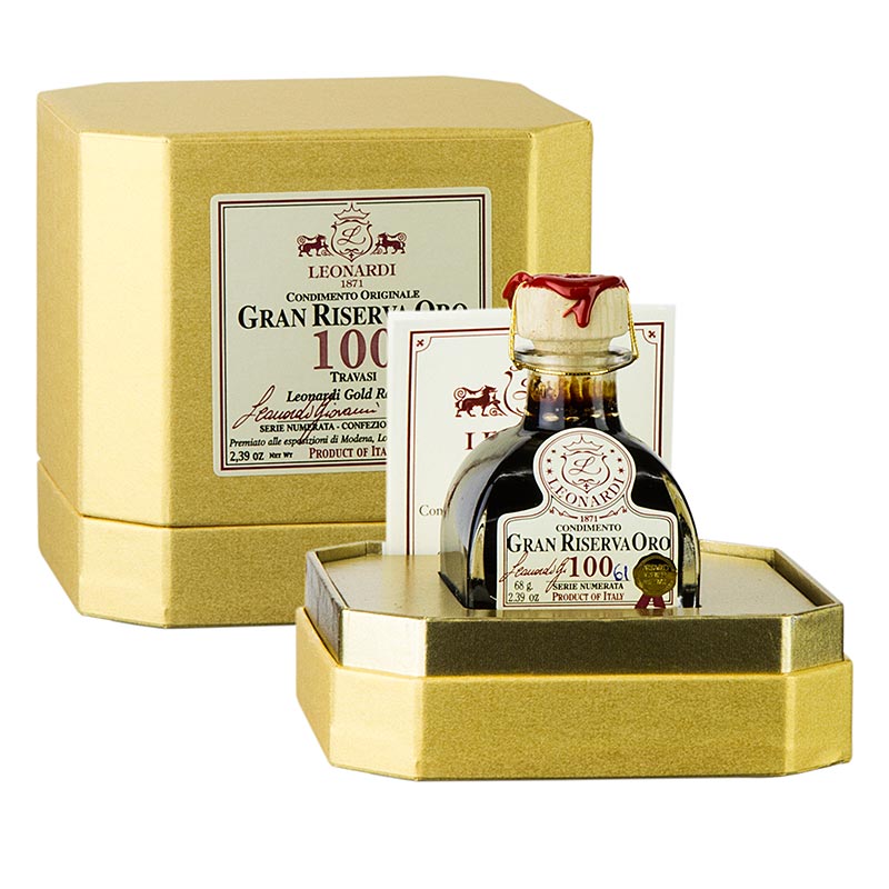Leonardi - Gran Riserva Oro Condimento, 100 vuotta G380 - 68 g - Pullo